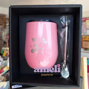 3 en 1: taza, vaso y mate Big Life + tapa + bombilla Minnie