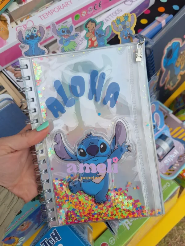Cuaderno Mooving Aloha con sobre en la tapa