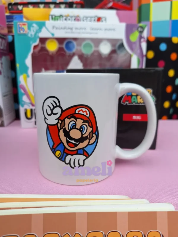 Taza Mario Bross en caja 