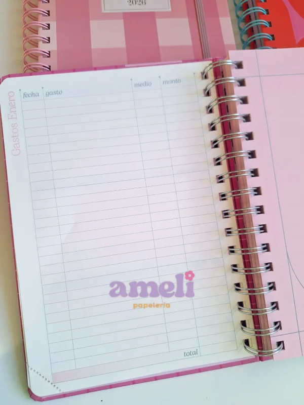 Agenda Mundo Fw 2026 semanal Pink - Imagen 5