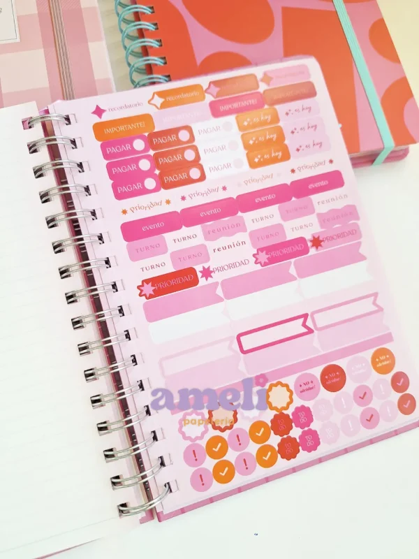 Agenda Mundo Fw 2026 semanal Pink - Imagen 9