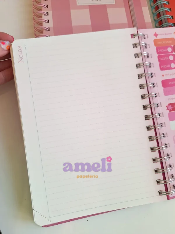 Agenda Mundo Fw 2026 semanal Pink - Imagen 11