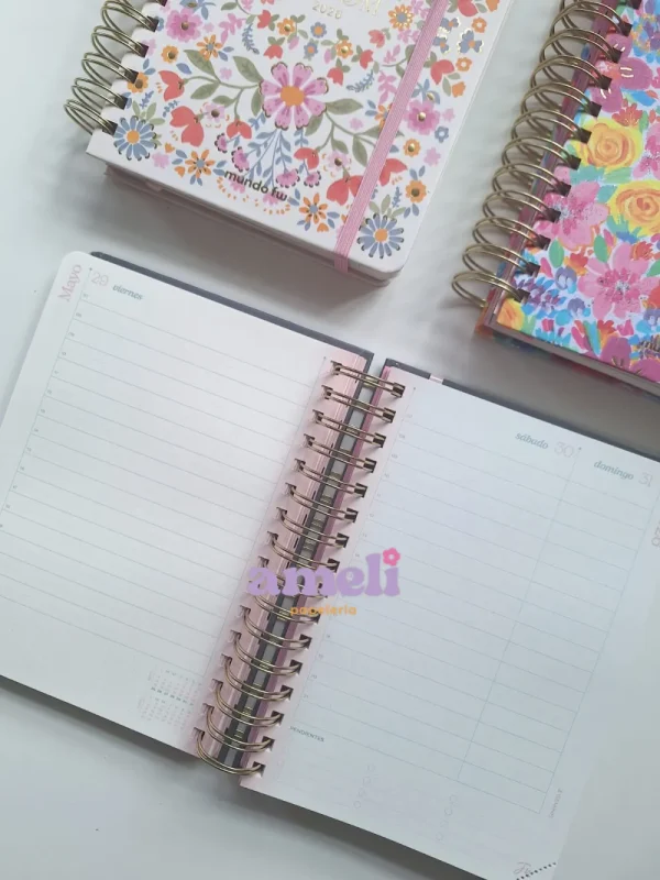 Agenda Mundo Fw 2026 diaria Cute - Imagen 3