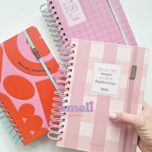 Agenda Mundo Fw 2026 diaria Pink