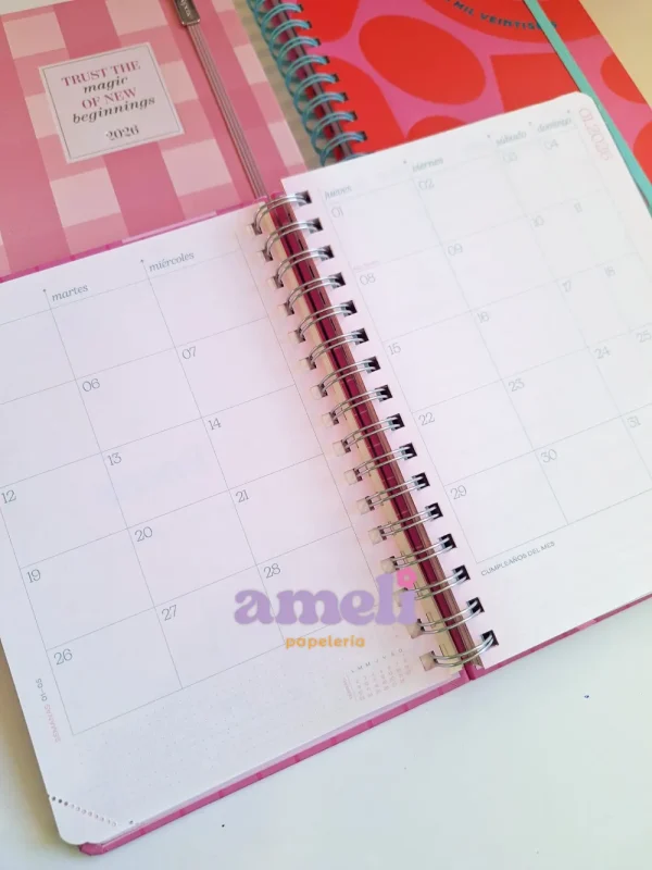 Agenda Mundo Fw 2026 diaria Pink - Imagen 9