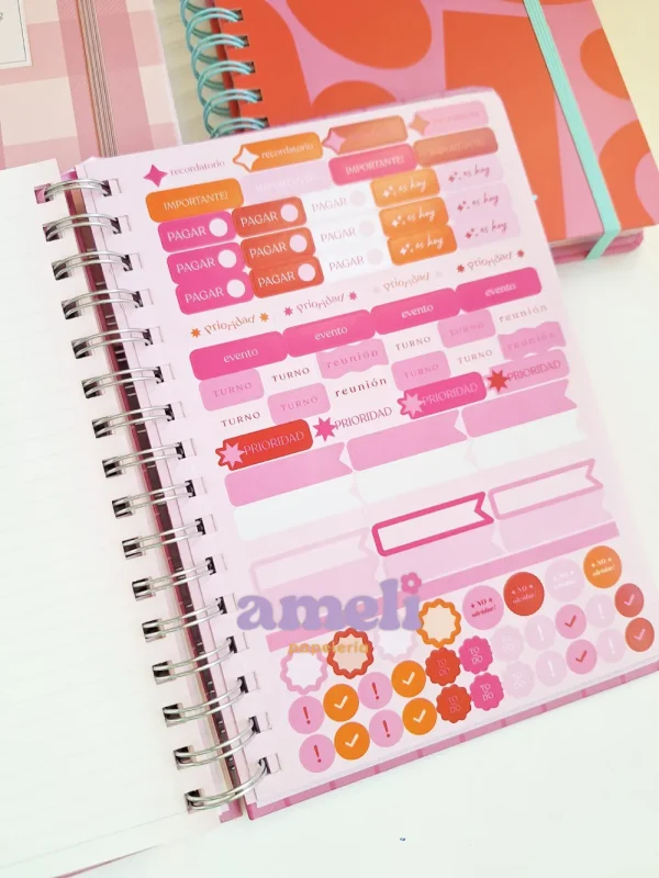 Agenda Mundo Fw 2026 diaria Pink - Imagen 3