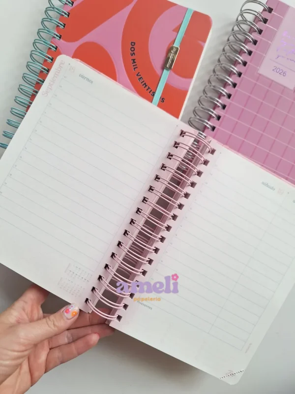 Agenda Mundo Fw 2026 diaria Pink - Imagen 5