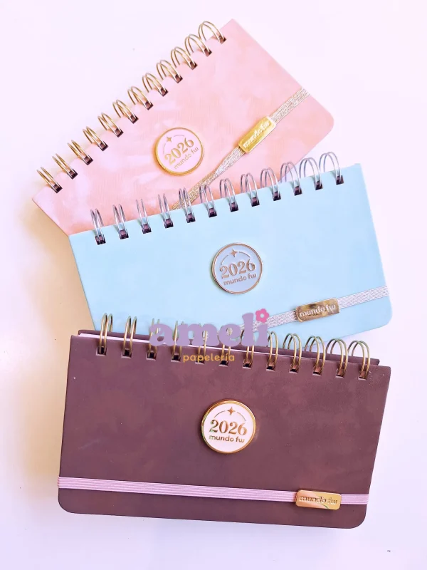 Agenda Mundo Fw 2026 pocket Minimalista