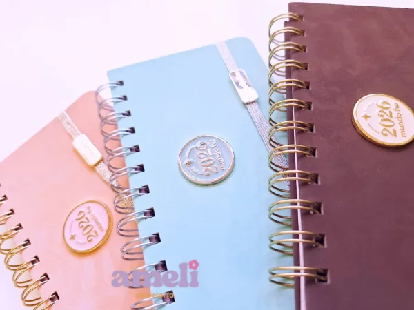 Agenda Mundo Fw 2026 pocket Minimalista - Imagen 2