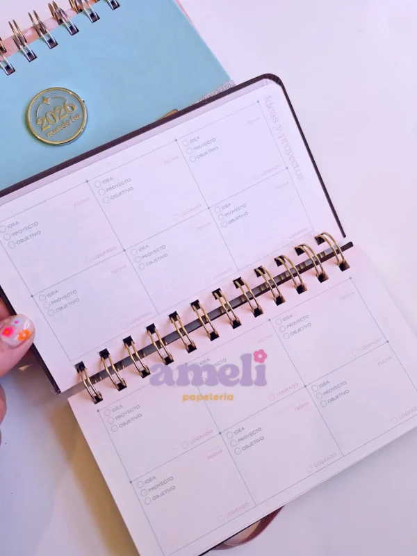 Agenda Mundo Fw 2026 pocket Minimalista - Imagen 4