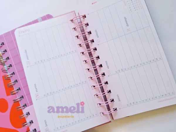 Agenda Mundo Fw 2026 pocket Pink - Imagen 5