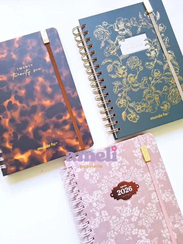 Agenda Mundo Fw 2026 semanal Boho