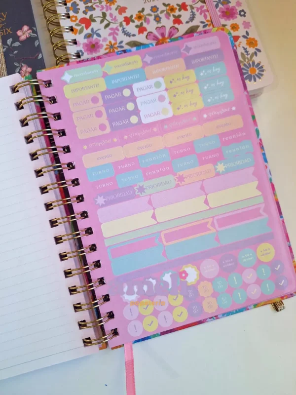 Agenda Mundo Fw 2026 semanal Cute - Imagen 3