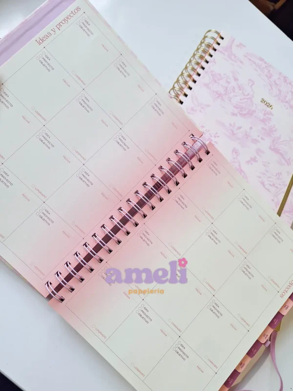 Agenda Mundo Fw 2026 semanal Love - Imagen 18
