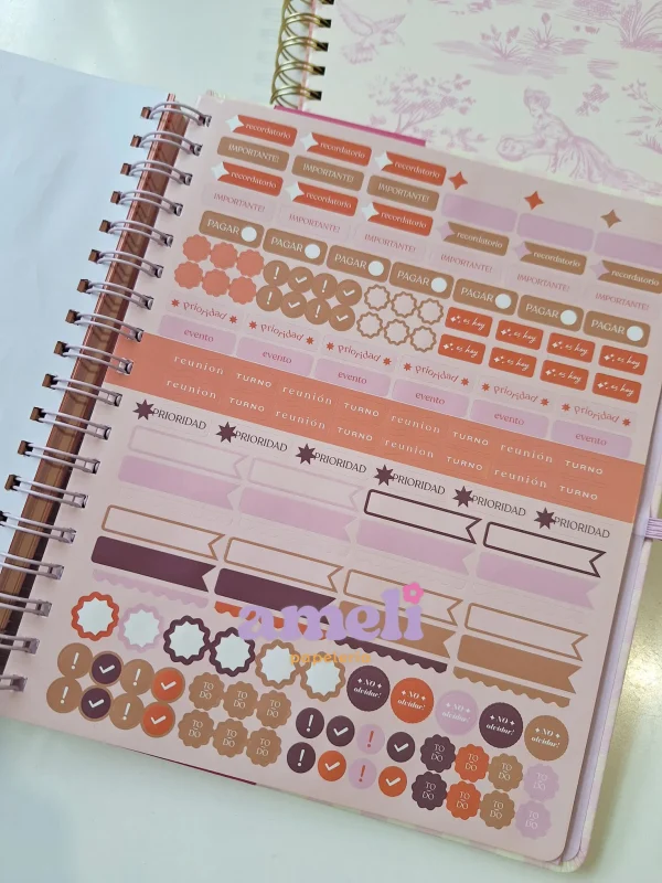 Agenda Mundo Fw 2026 semanal Love - Imagen 6