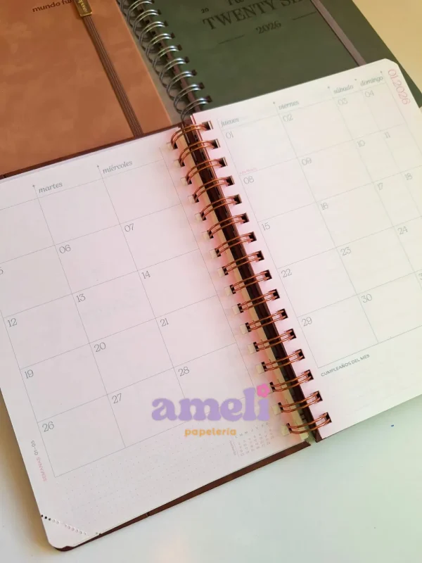 Agenda Mundo Fw 2026 semanal Neo - Imagen 12