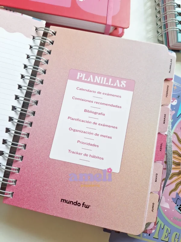Agenda Mundo Fw 2026 semanal Universitaria - Imagen 9
