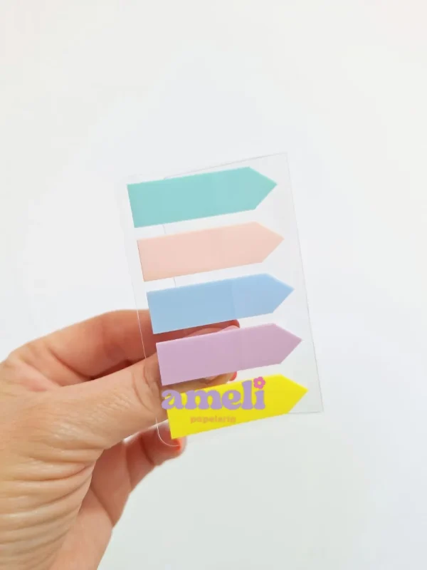 Banderines, flecha adhesiva pastel Deli - Imagen 2