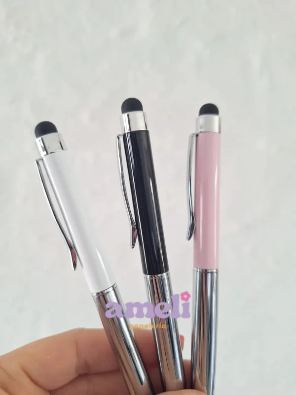 Bolígrafo metálico Brw Glam con touch - Imagen 2