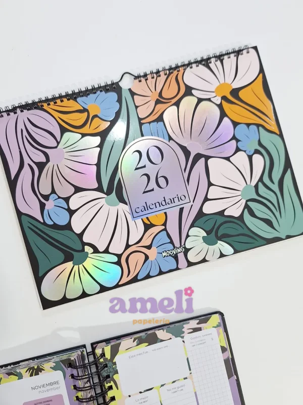 Calendario 2026 Floral Mooving