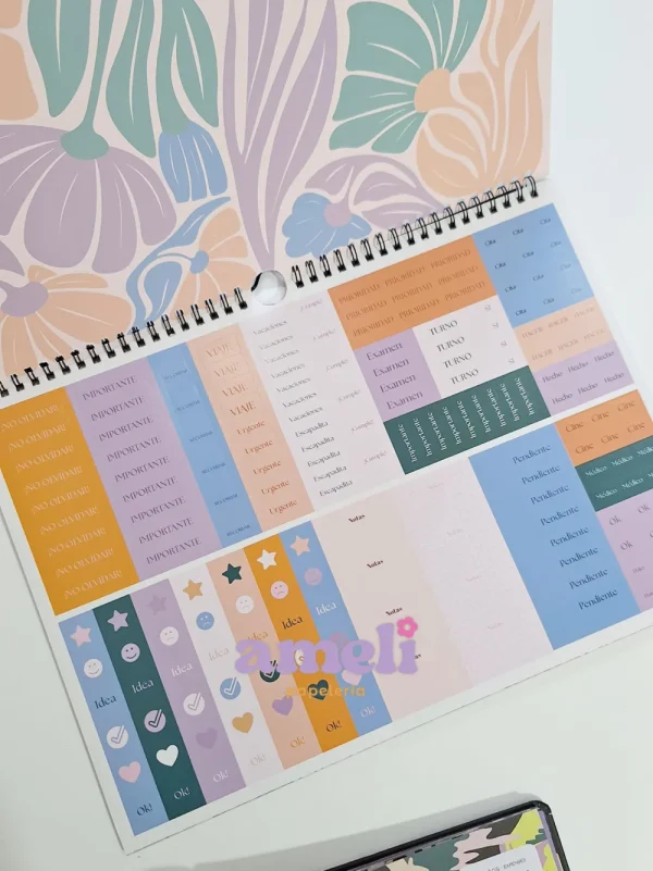 Calendario 2026 Floral Mooving - Imagen 2
