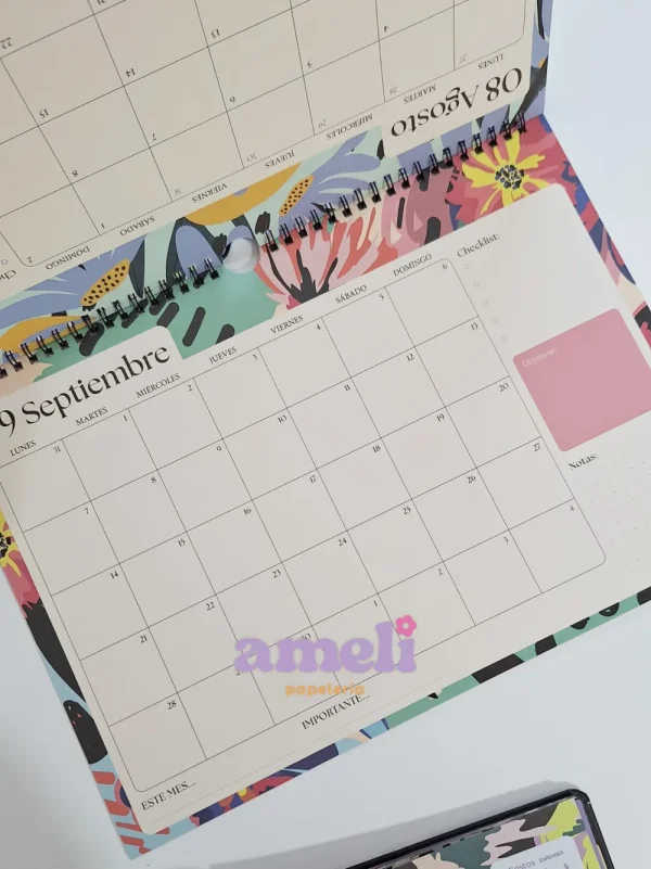 Calendario 2026 Floral Mooving - Imagen 4