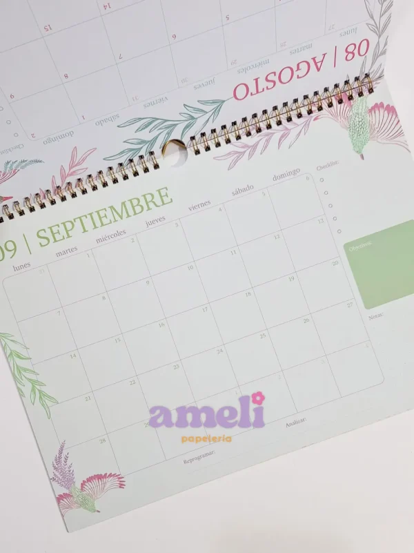 Calendario 2026 Boho Mooving - Imagen 6