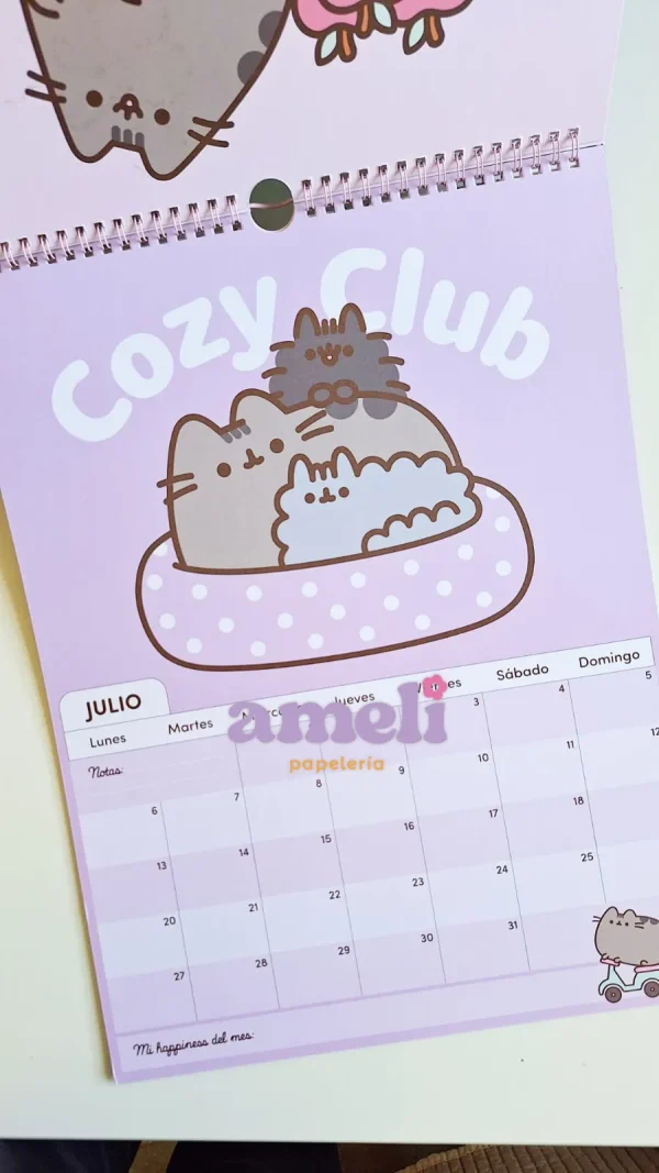 Calendario Mooving Pusheen - Imagen 4