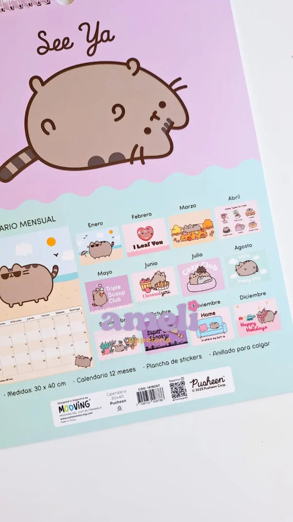 Calendario Mooving Pusheen - Imagen 5