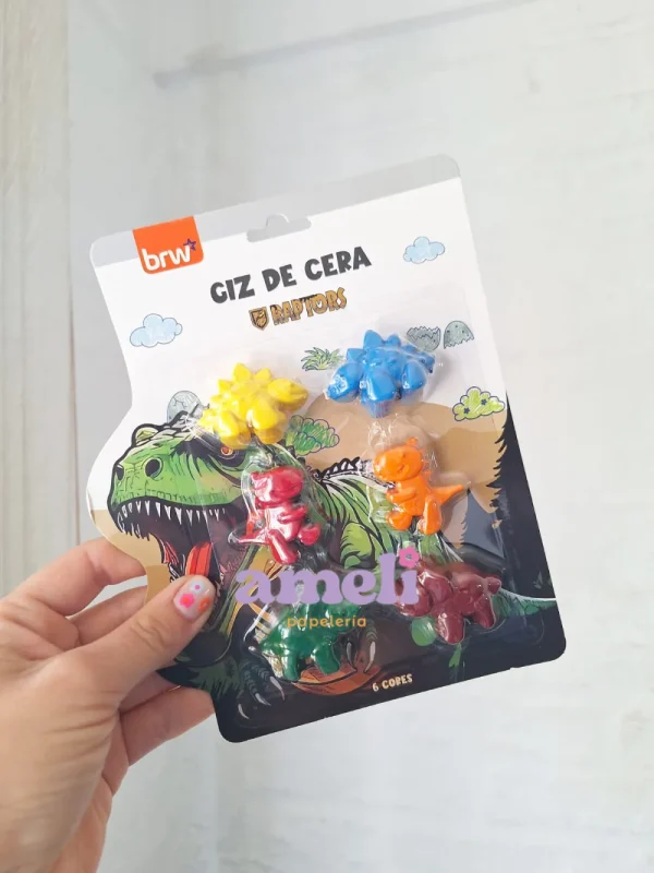 Crayones Brw Dinosaurios x 6