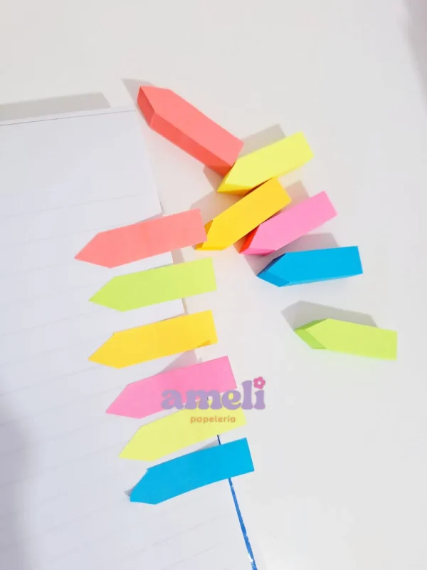 Flechas adhesivas de papel Señaladores
