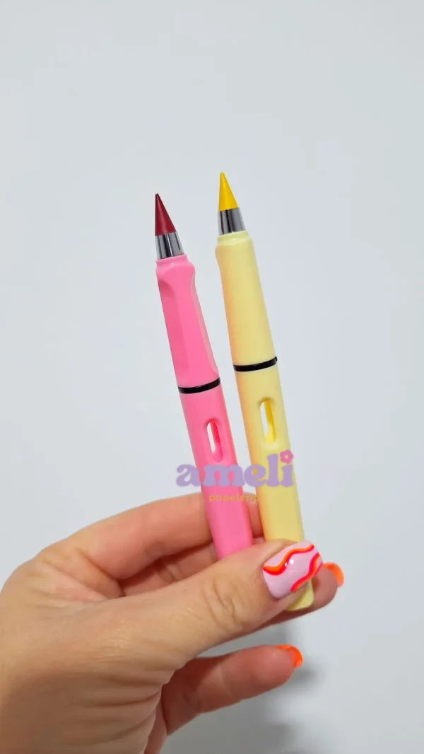 Lápices de colores infinitos con goma, pack de 12