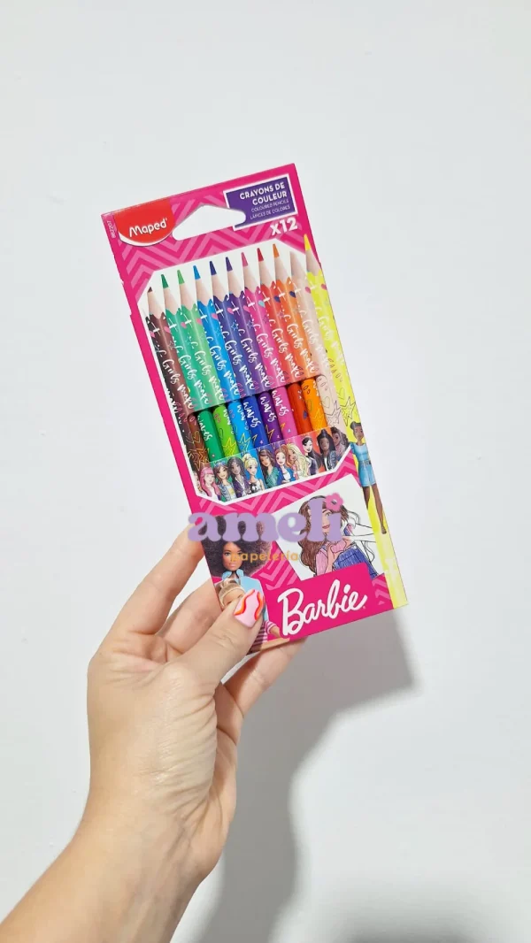 Lápices de colores maped Barbie
