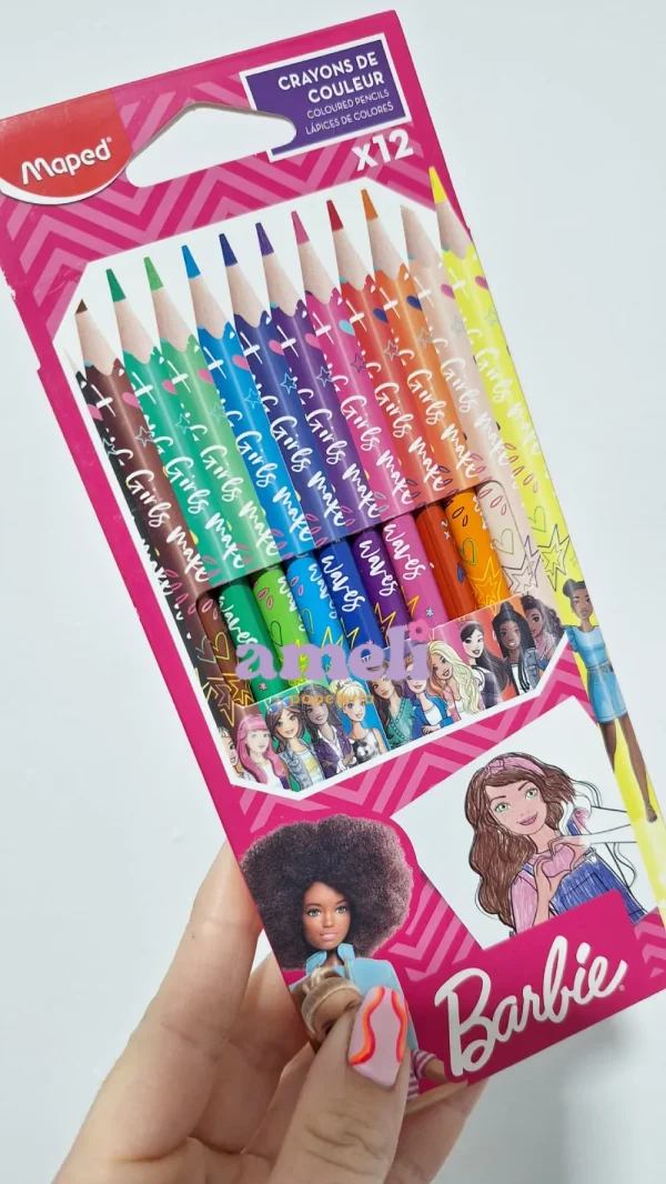 Lápices de colores maped Barbie - Imagen 2