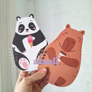 Libreta Brw super tapa dura animales