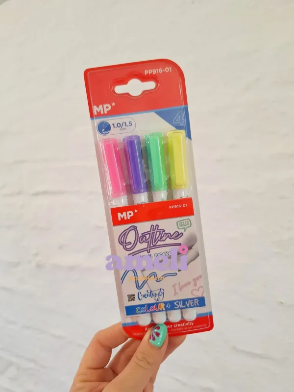 Marcadores outliner Mp pastel