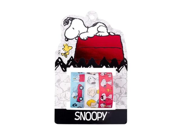 Pack x3 washi tapes Snoopy