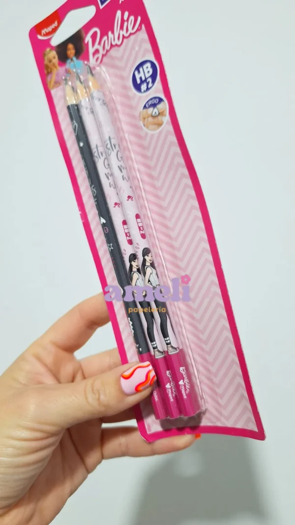 Set de 6 lápices Hb Maped Barbie - Imagen 2