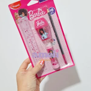 Set escolar Maped Barbie 4 piezas