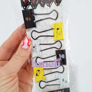 Set de doble clips 25 mm pack x6 Snoopy