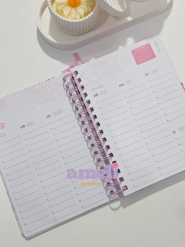 Agenda Mooving 2026 Semanal Coloring - Imagen 8