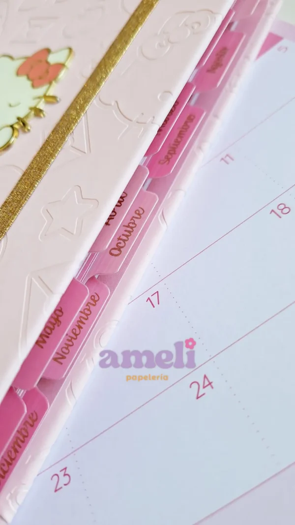 Agenda Mooving 2026 diaria Hello Kitty - Imagen 3