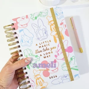 Agenda Mooving 2026 diaria Mickey & Friends