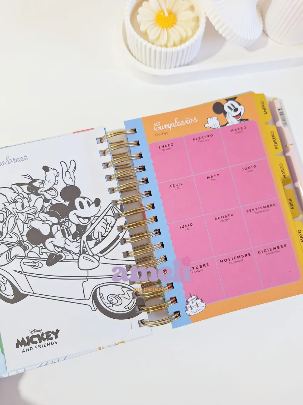 Agenda Mooving 2026 diaria Mickey & Friends - Imagen 13