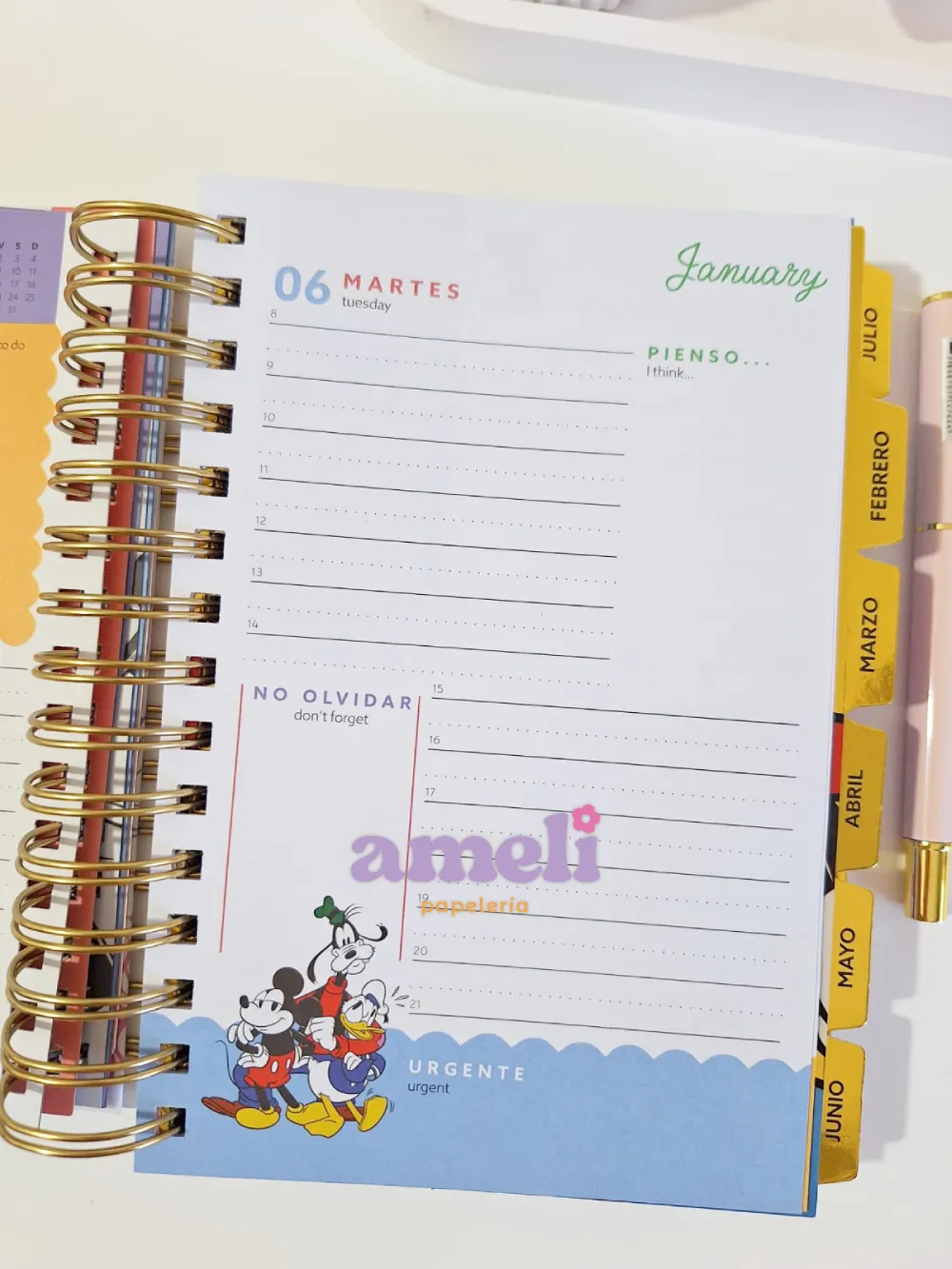 Agenda Mooving 2026 diaria Mickey & Friends - Imagen 17