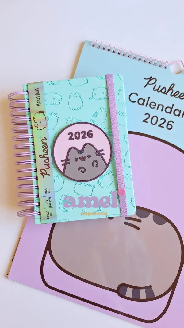 Agenda Mooving 2026 diaria Pusheen