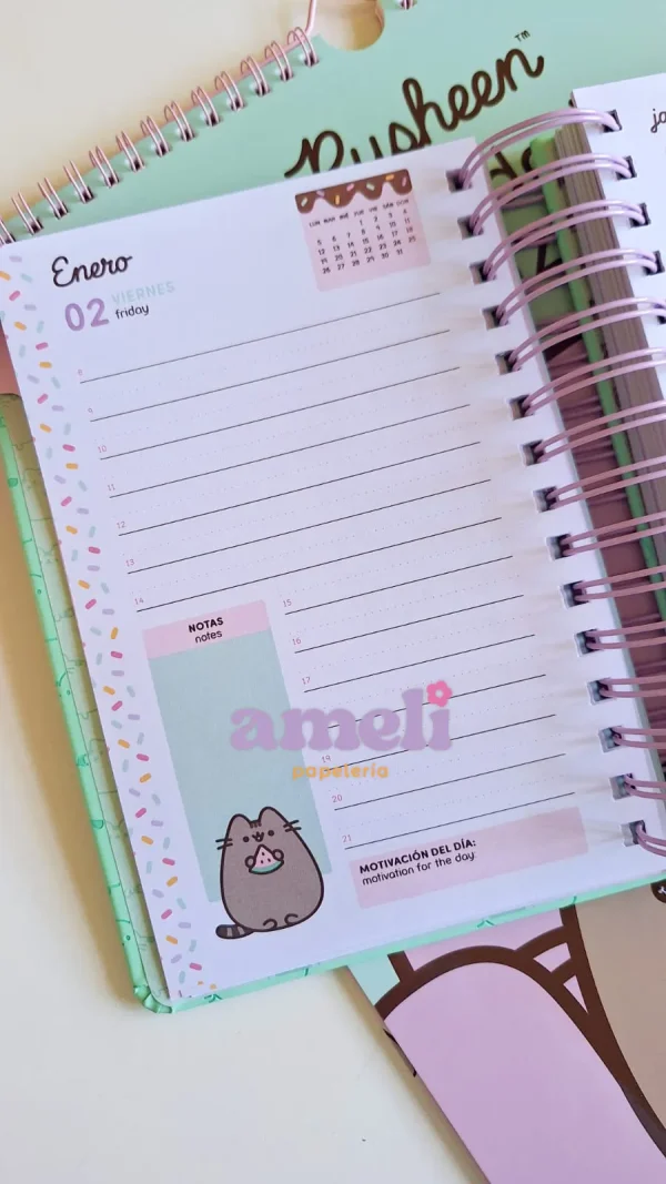 Agenda Mooving 2026 diaria Pusheen - Imagen 15