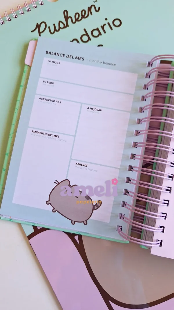 Agenda Mooving 2026 diaria Pusheen - Imagen 13