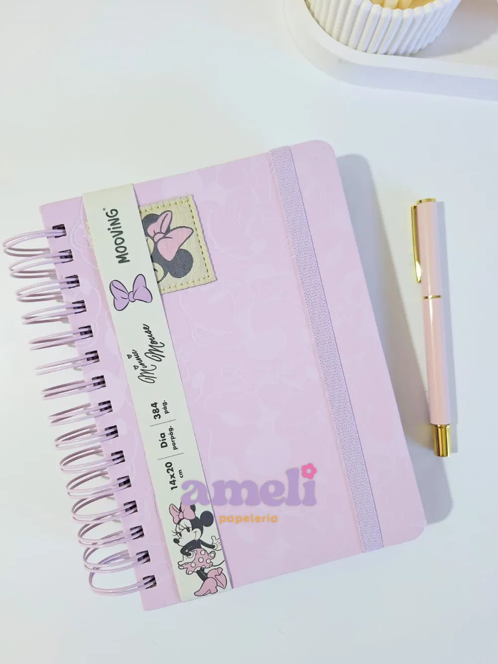 Agenda Mooving 2026 diaria Minnie Mouse