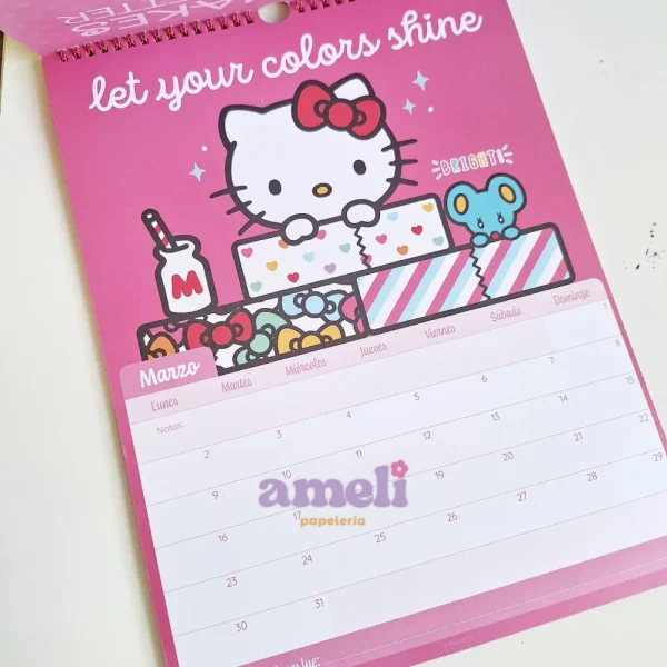 Calendario Mooving Hello Kitty - Imagen 4